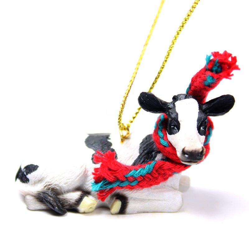 Conversation Concepts Holstein Cow Tiny Miniature One Christmas Ornament - Delightful! - Image 1